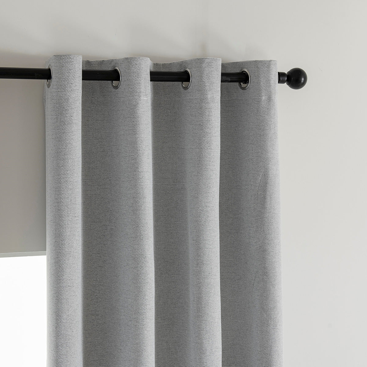 Κουρτίνα Full Blackout Σκίασης με 8 Κρίκους Elite Art 8392 140x270εκ Γκρι