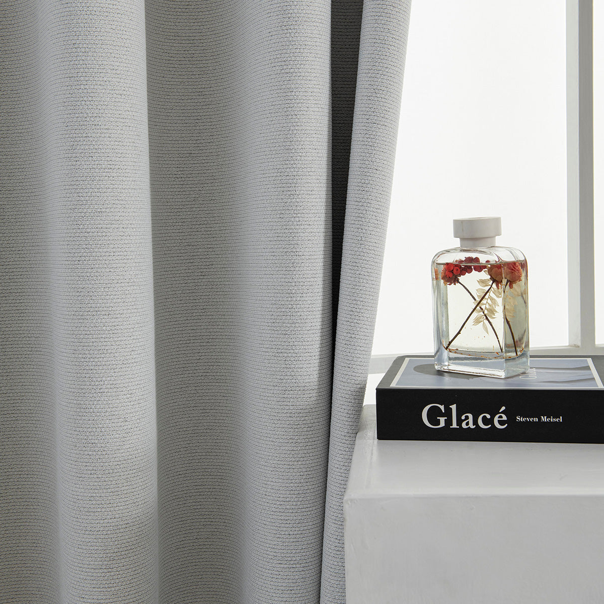 Κουρτίνα Full Blackout Σκίασης με 8 Κρίκους Elite Art 8392 140x270εκ Πάγου