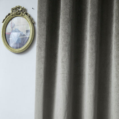 Κουρτίνα Βελούδο Σκίασης με 8 Μεταλλικούς Κρίκους Art 8399 140x270εκ Βιζόν