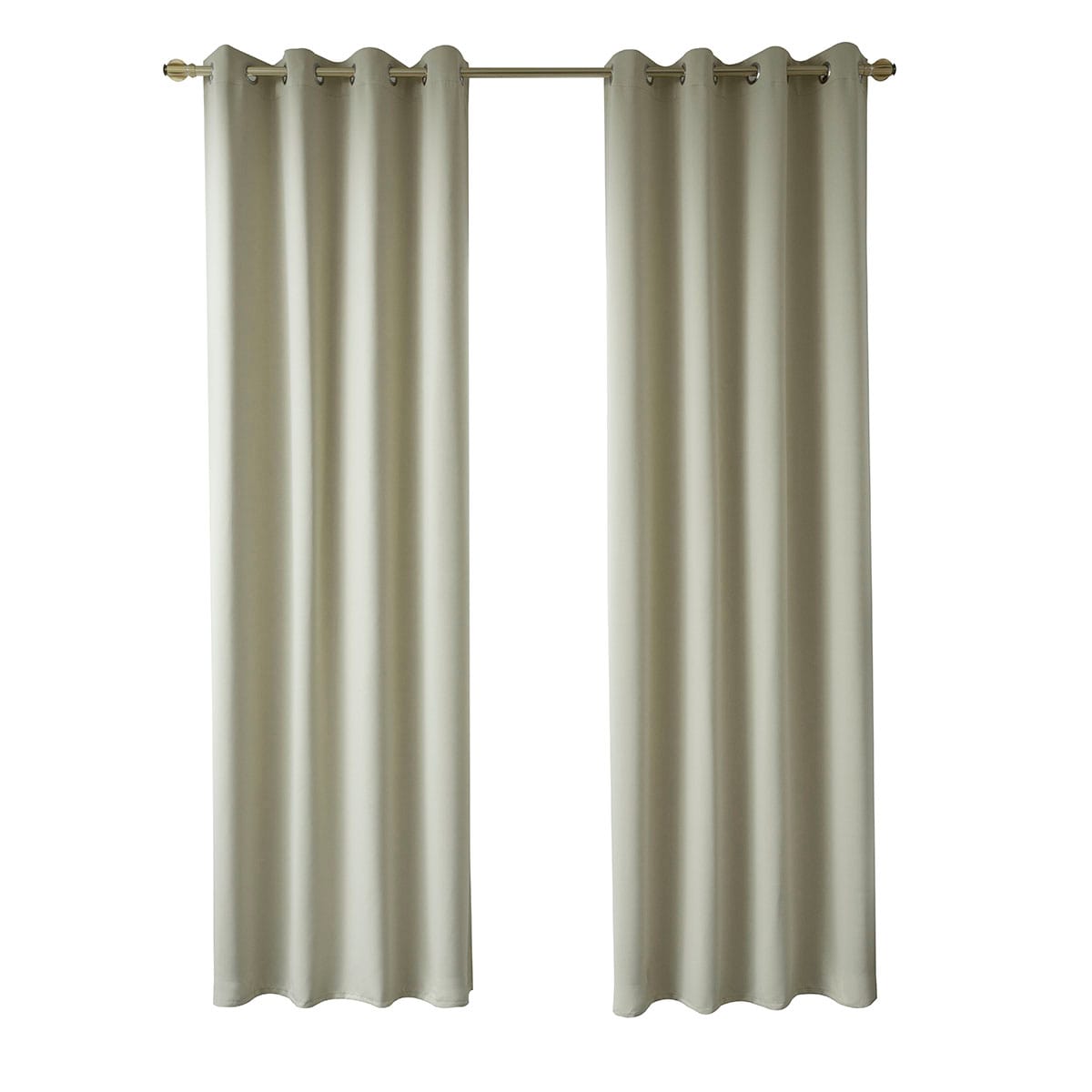 Κουρτίνα Blackout Σκίασης με 8 Κρίκους Ideal Art 8400 140x270εκ Μπεζ