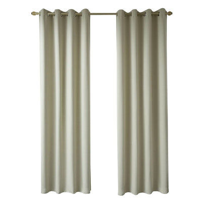 Κουρτίνα Blackout Σκίασης με 8 Κρίκους Ideal Art 8400 140x270εκ Μπεζ