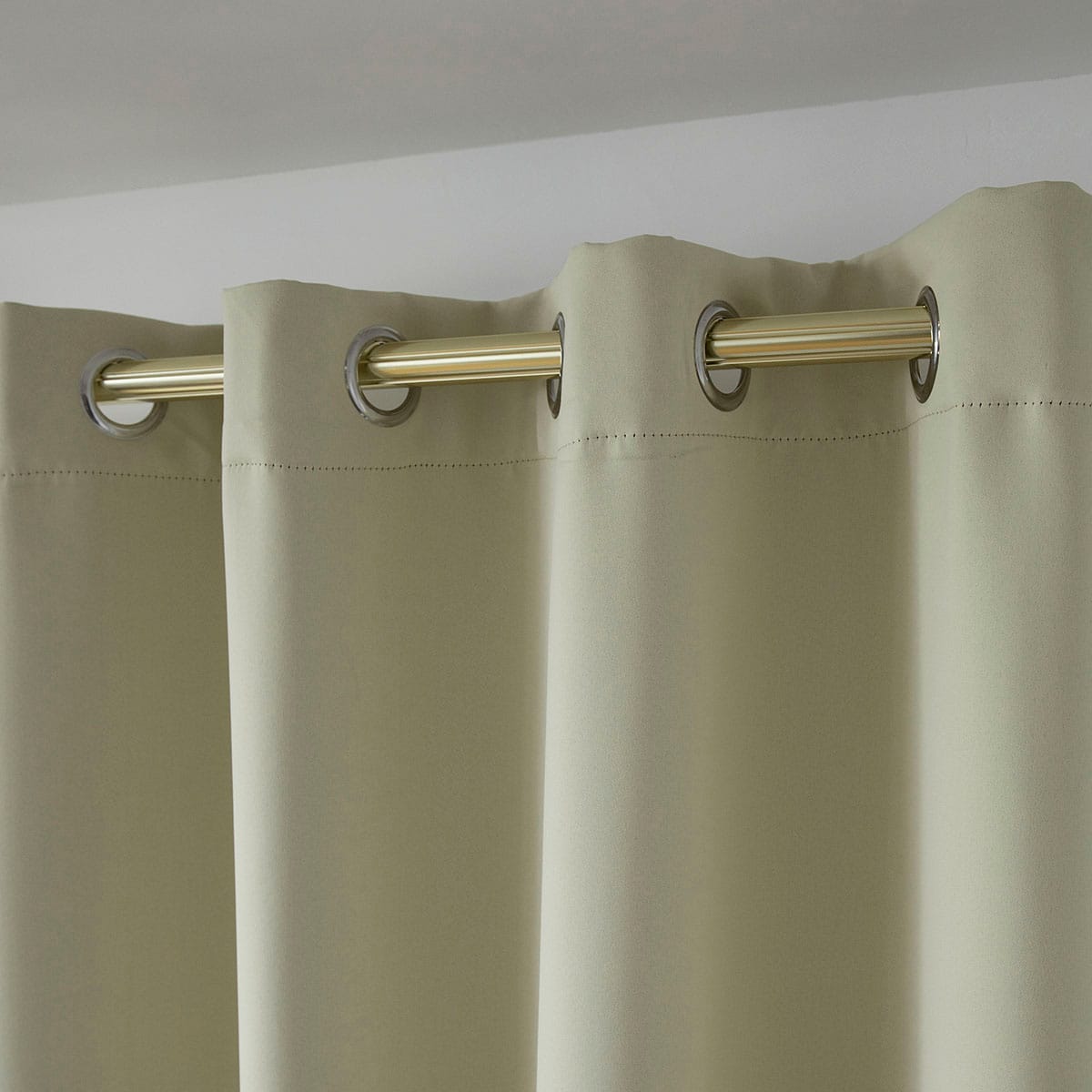 Κουρτίνα Blackout Σκίασης με 8 Κρίκους Ideal Art 8400 140x270εκ Μπεζ