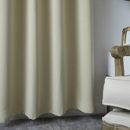 Κουρτίνα Blackout Σκίασης με 8 Κρίκους Ideal Art 8400 140x270εκ Μπεζ