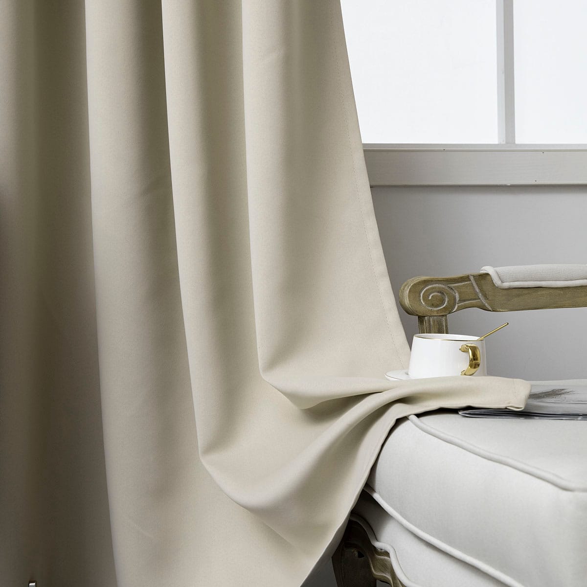 Ύφασμα Κουρτίνας Blackout Σκίασης Ideal Art 8400 Ύφασμα Φ280 Άμμου