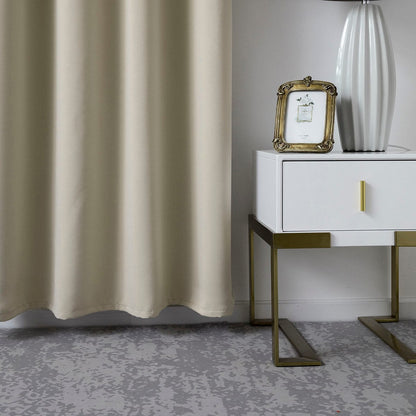 Κουρτίνα Blackout Σκίασης με 8 Κρίκους Ideal Art 8400 140x270εκ Άμμου