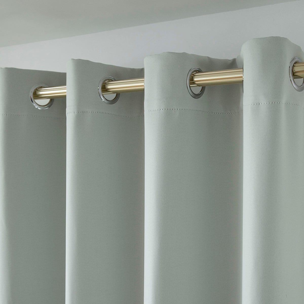 Κουρτίνα Blackout Σκίασης με 8 Κρίκους Ideal Art 8400 140x270εκ Γκρι