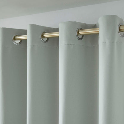 Κουρτίνα Blackout Σκίασης με 8 Κρίκους Ideal Art 8400 140x270εκ Γκρι