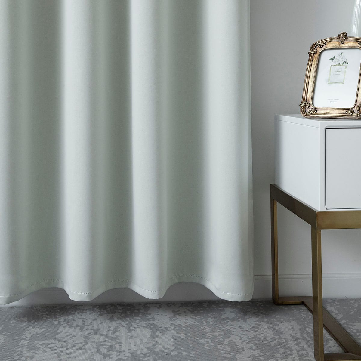 Κουρτίνα Blackout Σκίασης με 8 Κρίκους Ideal Art 8400 140x270εκ Γκρι