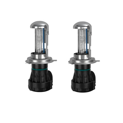 HID 84047 Λάμπα Xenon H4 H/L Super Vision Υψηλής Φωτεινότητας +30% 35W/70W 3500lm/7000lm 360° DC 12V Αδιάβροχο IP65 Ultra Ψυχρό Λευκό 8000K - Μ4.8 x Π4.8 x Υ10.2