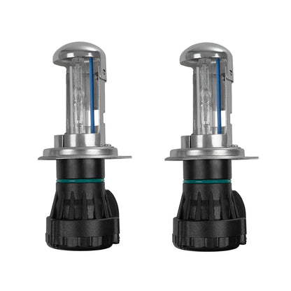 HID 84047 Λάμπα Xenon H4 H/L Super Vision Υψηλής Φωτεινότητας +30% 35W/70W 3500lm/7000lm 360° DC 12V Αδιάβροχο IP65 Ultra Ψυχρό Λευκό 8000K - Μ4.8 x Π4.8 x Υ10.2