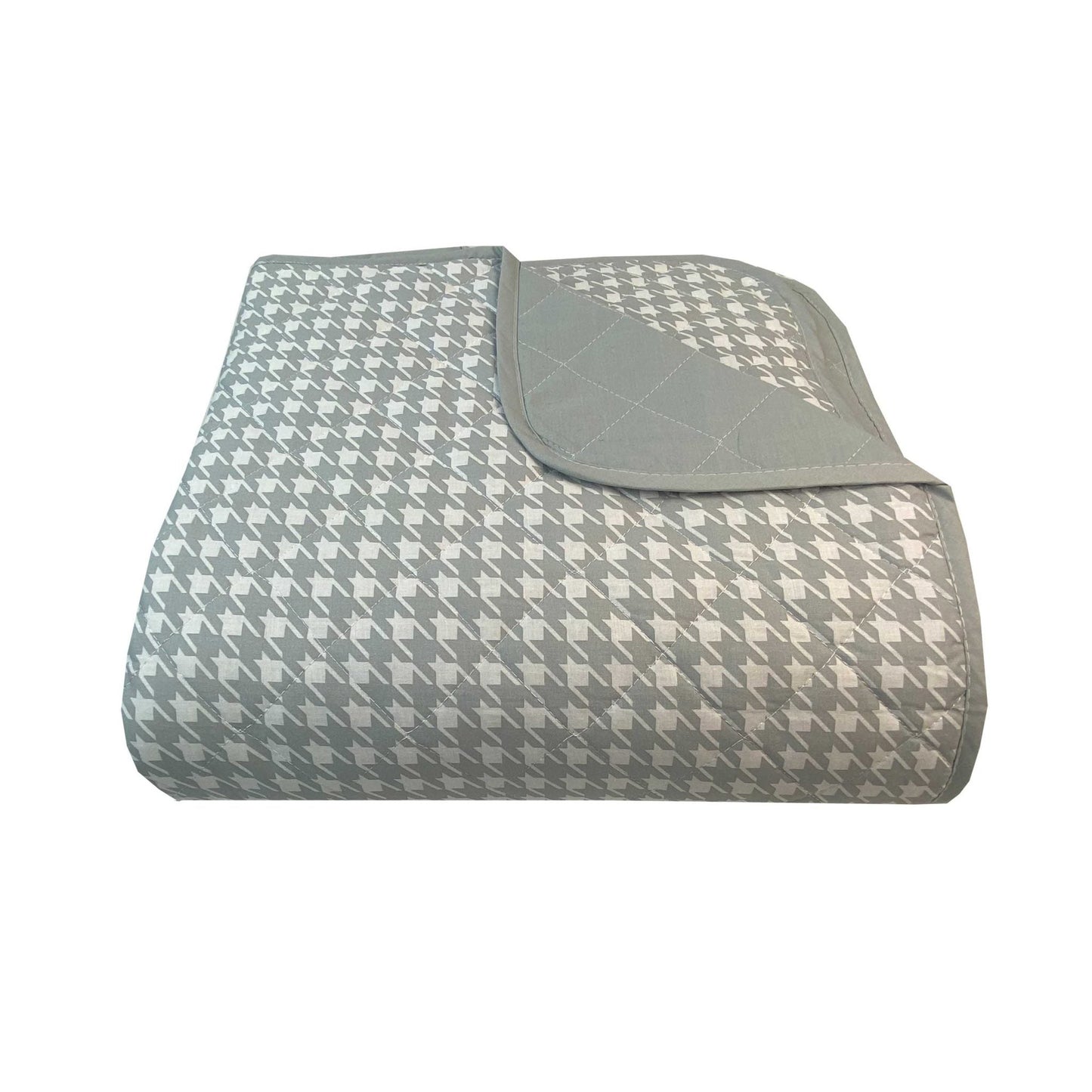 Κουβερλί Υπέρδιπλα 220x240εκ Pied de Poule Grey