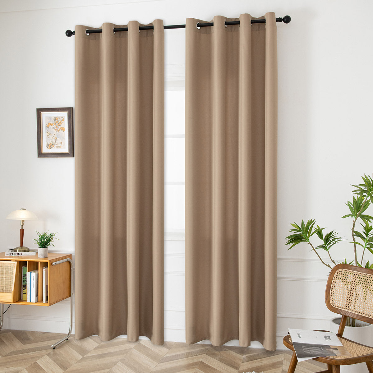 Ύφασμα Κουρτίνας με το Μέτρο Μεσαίας Σκίασης Effect Art 8443 Φ320 Μπεζ