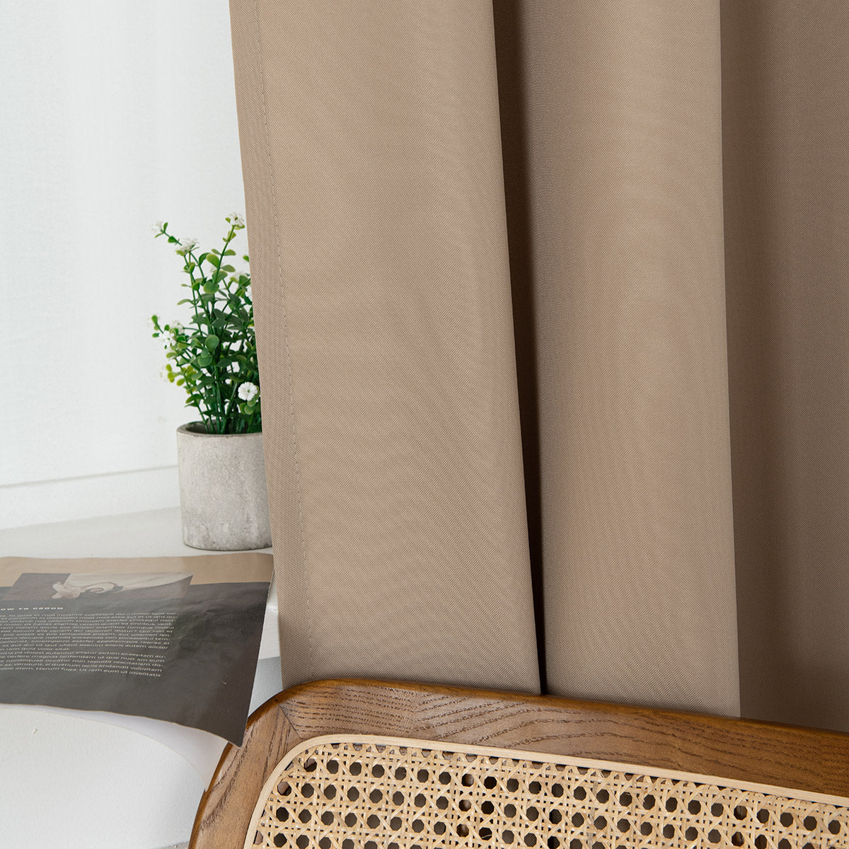 Ύφασμα Κουρτίνας με το Μέτρο Μεσαίας Σκίασης Effect Art 8443 Φ320 Μπεζ