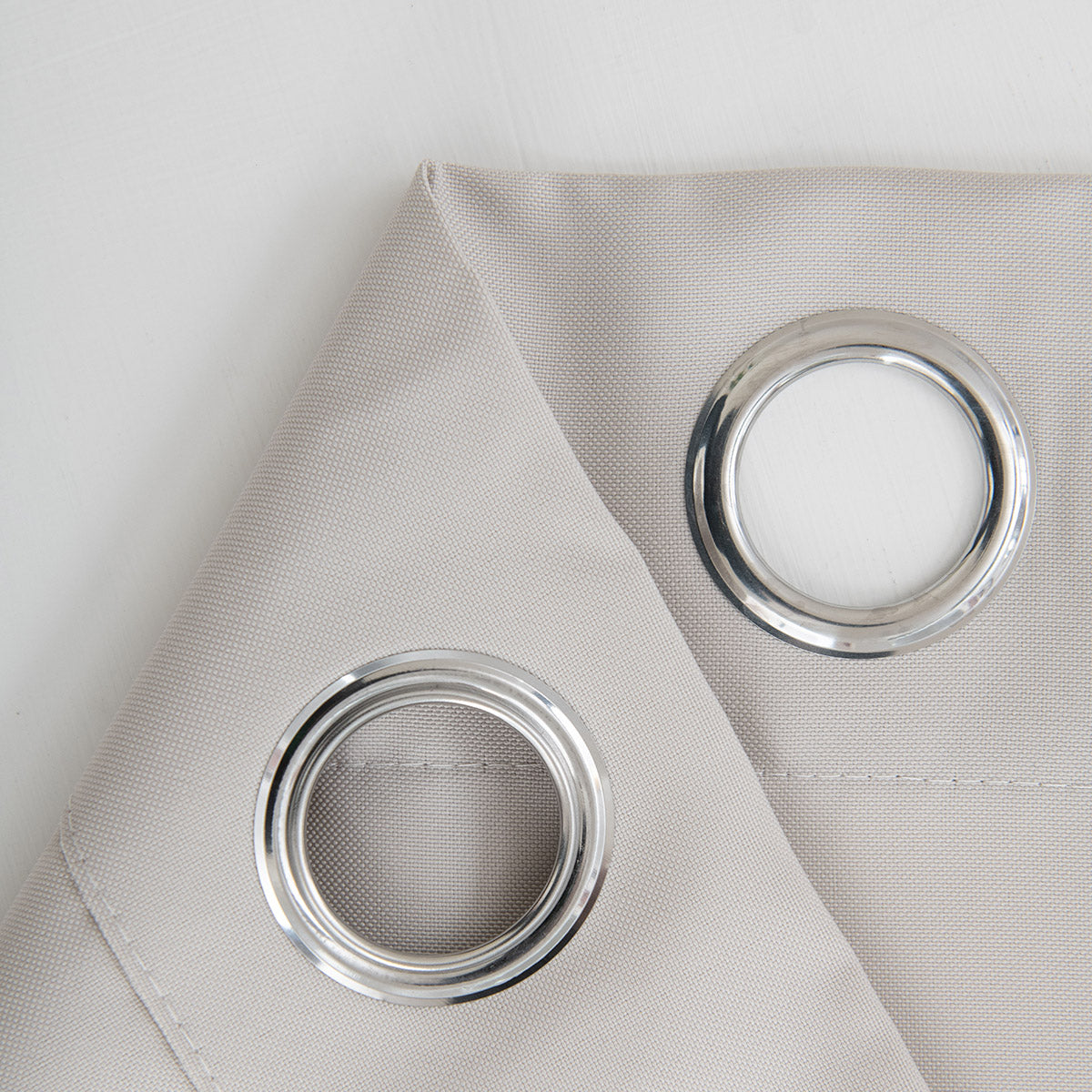 Κουρτίνα Μεσαίας Σκίασης με 8 Μεταλλικούς Κρίκους Effect Art 8443 140x270εκ Εκρού