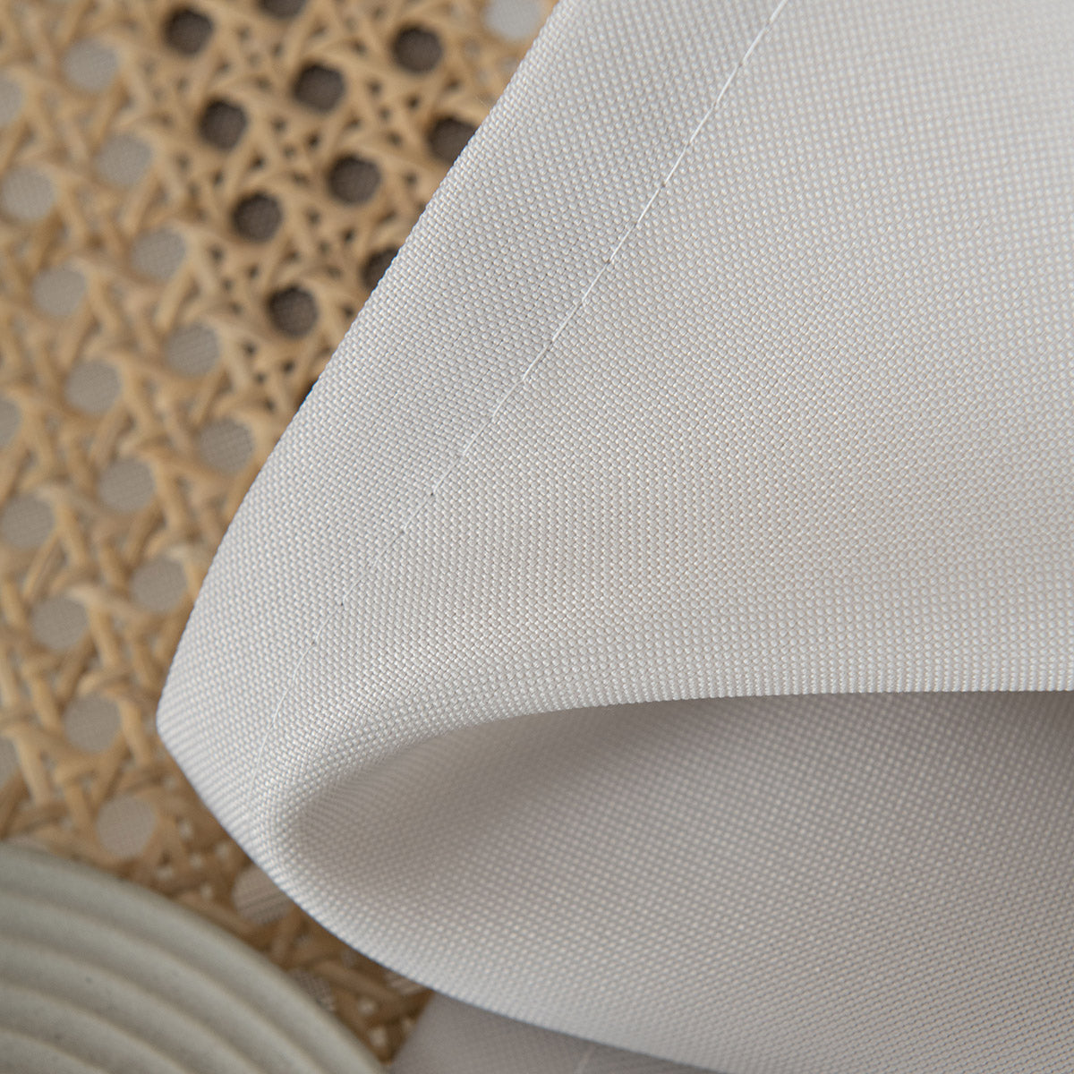 Κουρτίνα Μεσαίας Σκίασης με 8 Μεταλλικούς Κρίκους Effect Art 8443 140x270εκ Εκρού