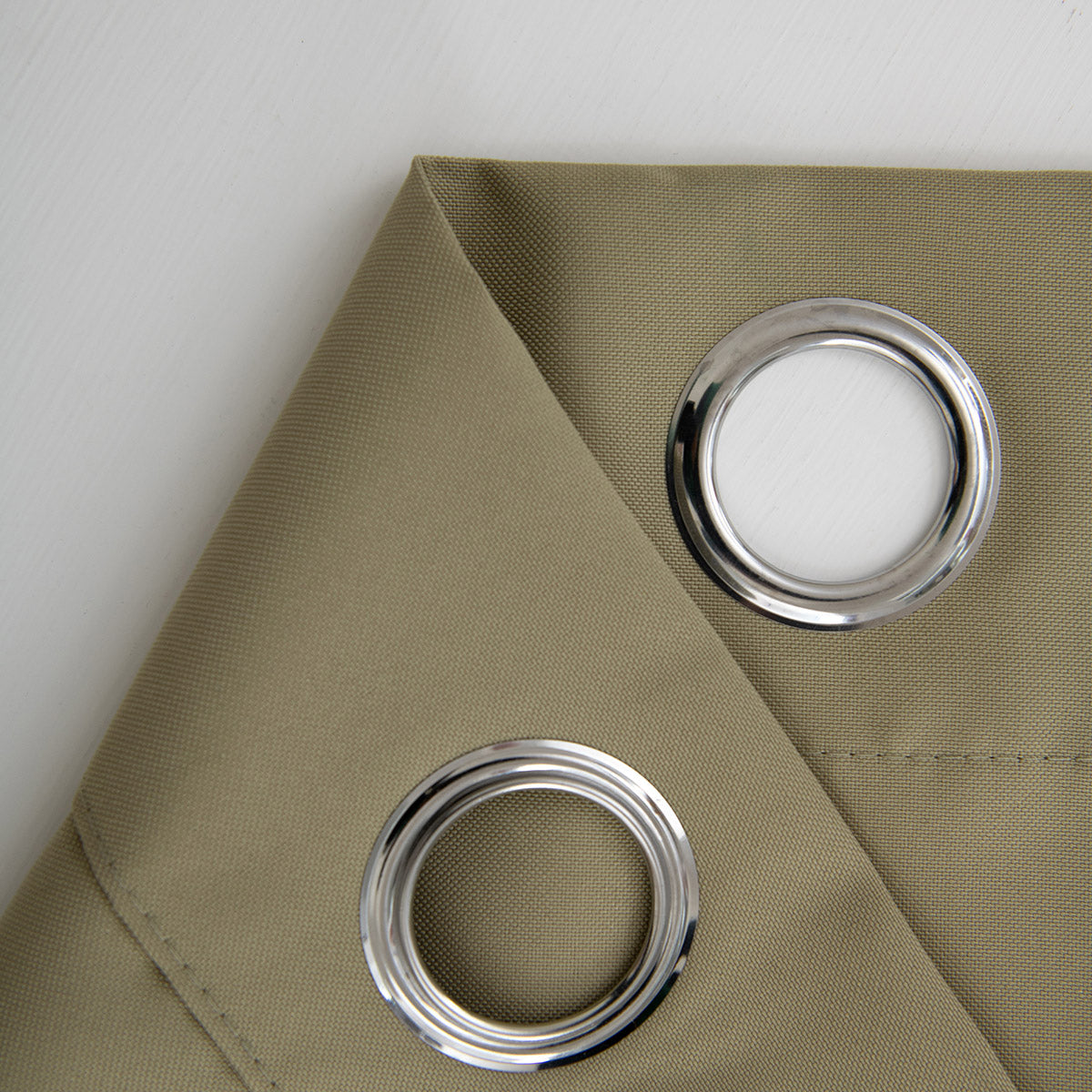 Κουρτίνα Μεσαίας Σκίασης με 8 Μεταλλικούς Κρίκους Effect Art 8443 140x270εκ Λαδί