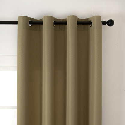 Ύφασμα Κουρτίνας με το Μέτρο Μεσαίας Σκίασης Effect Art 8443 Φ320 Λαδί