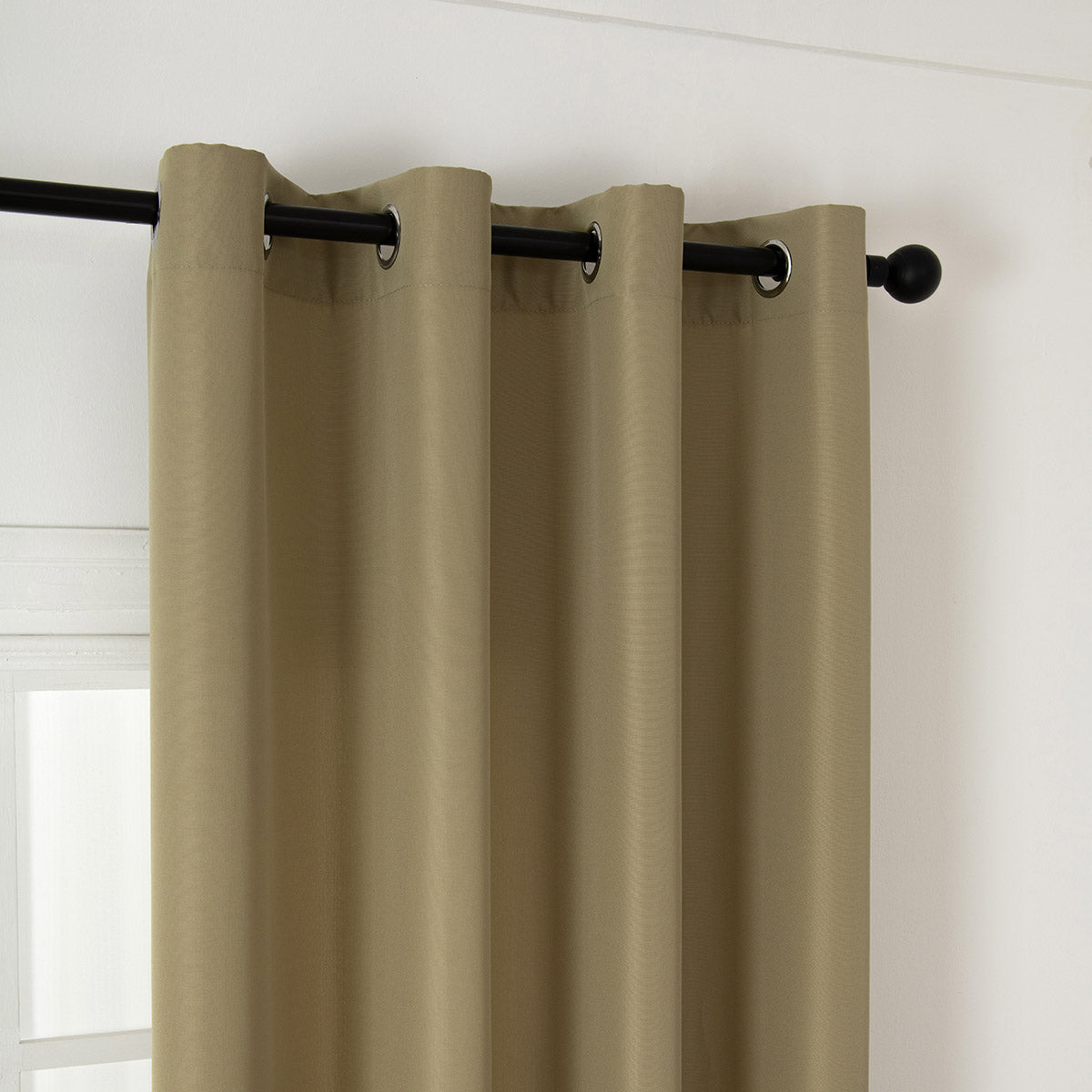 Ύφασμα Κουρτίνας με το Μέτρο Μεσαίας Σκίασης Effect Art 8443 Φ320 Λαδί