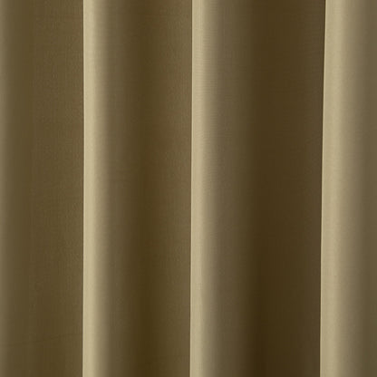 Κουρτίνα Μεσαίας Σκίασης με 8 Μεταλλικούς Κρίκους Effect Art 8443 140x270εκ Λαδί