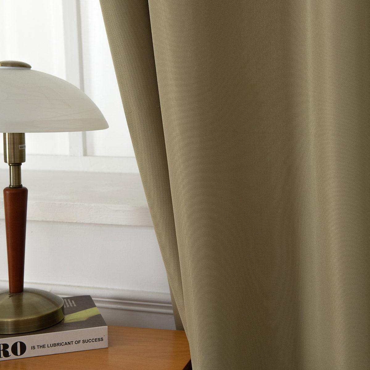 Ύφασμα Κουρτίνας με το Μέτρο Μεσαίας Σκίασης Effect Art 8443 Φ320 Λαδί