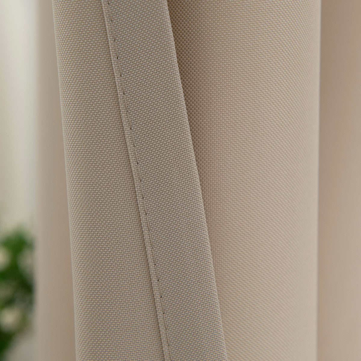 Κουρτίνα Μεσαίας Σκίασης με 8 Μεταλλικούς Κρίκους Effect Art 8443 140x270εκ Άμμου