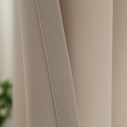 Κουρτίνα Μεσαίας Σκίασης με 8 Μεταλλικούς Κρίκους Effect Art 8443 140x270εκ Άμμου