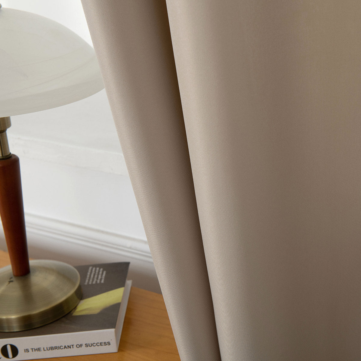 Κουρτίνα Μεσαίας Σκίασης με 8 Μεταλλικούς Κρίκους Effect Art 8443 140x270εκ Άμμου