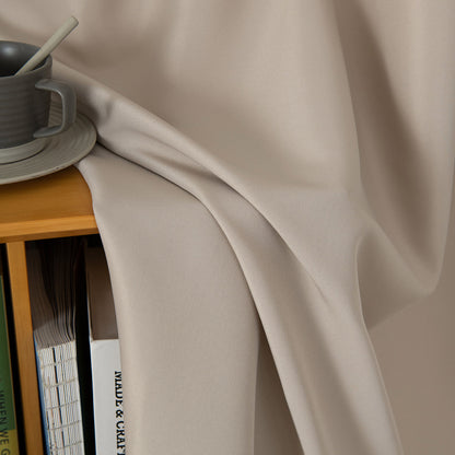 Κουρτίνα Μεσαίας Σκίασης με 8 Μεταλλικούς Κρίκους Effect Art 8443 140x270εκ Άμμου