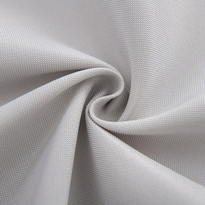 Κουρτίνα Μεσαίας Σκίασης με 8 Μεταλλικούς Κρίκους Effect Art 8443 140x270εκ Ασημί