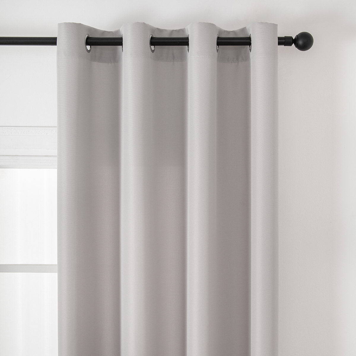 Ύφασμα Κουρτίνας με το Μέτρο Μεσαίας Σκίασης Effect Art 8443 Φ320 Ασημί