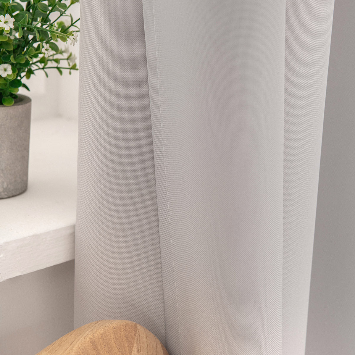 Ύφασμα Κουρτίνας με το Μέτρο Μεσαίας Σκίασης Effect Art 8443 Φ320 Ασημί