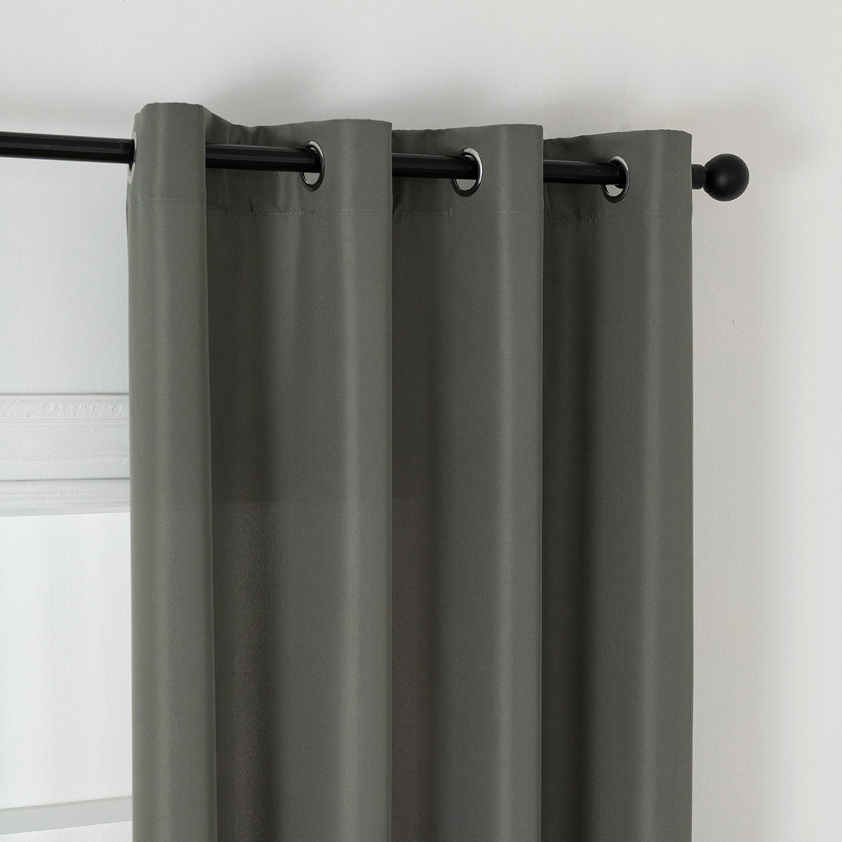 Ύφασμα Κουρτίνας με το Μέτρο Μεσαίας Σκίασης Effect Art 8443 Φ320 Ανθρακί