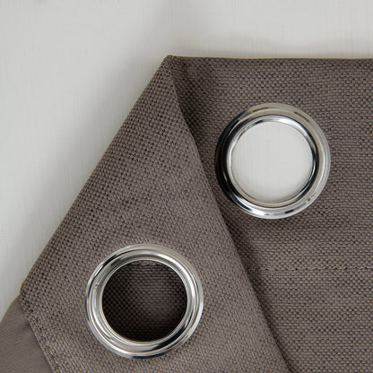 Ύφασμα Κουρτίνας με το Μέτρο Blackout Jacquard Σκίασης Glare Art 8444 Φ280 Μόκα