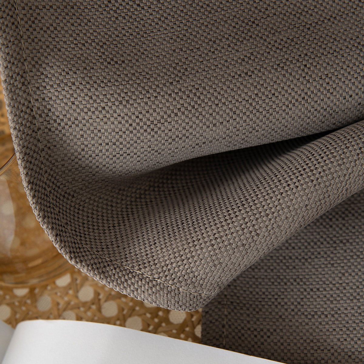 Ύφασμα Κουρτίνας με το Μέτρο Blackout Jacquard Σκίασης Glare Art 8444 Φ280 Μόκα