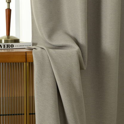 Ύφασμα Κουρτίνας με το Μέτρο Blackout Jacquard Σκίασης Glare Art 8444 Φ280 Άμμου