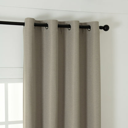 Ύφασμα Κουρτίνας με το Μέτρο Blackout Jacquard Σκίασης Glare Art 8444 Φ280 Άμμου