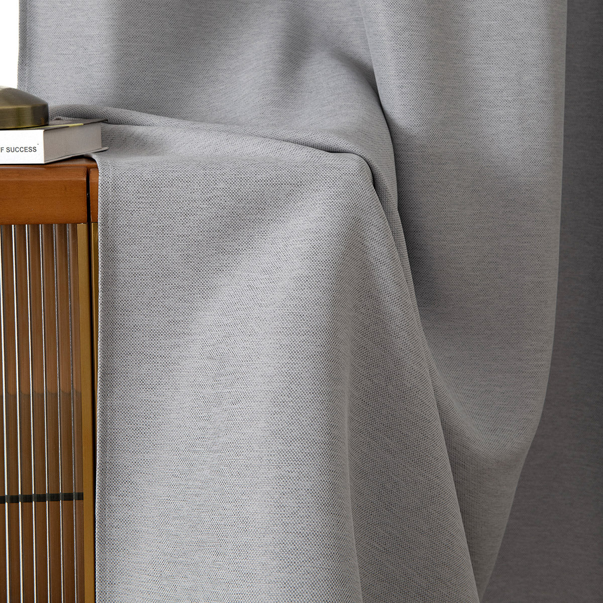 Ύφασμα Κουρτίνας με το Μέτρο Blackout Jacquard Σκίασης Glare Art 8444 Φ280 Γκρι