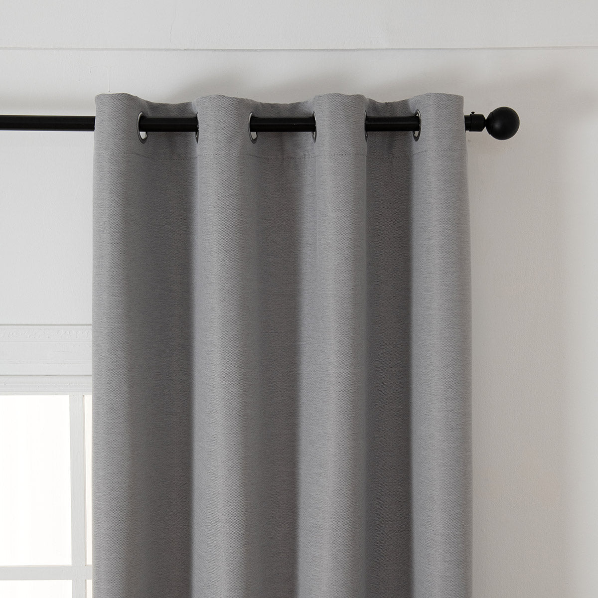 Ύφασμα Κουρτίνας με το Μέτρο Blackout Jacquard Σκίασης Glare Art 8444 Φ280 Γκρι