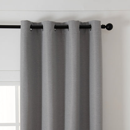 Ύφασμα Κουρτίνας με το Μέτρο Blackout Jacquard Σκίασης Glare Art 8444 Φ280 Γκρι