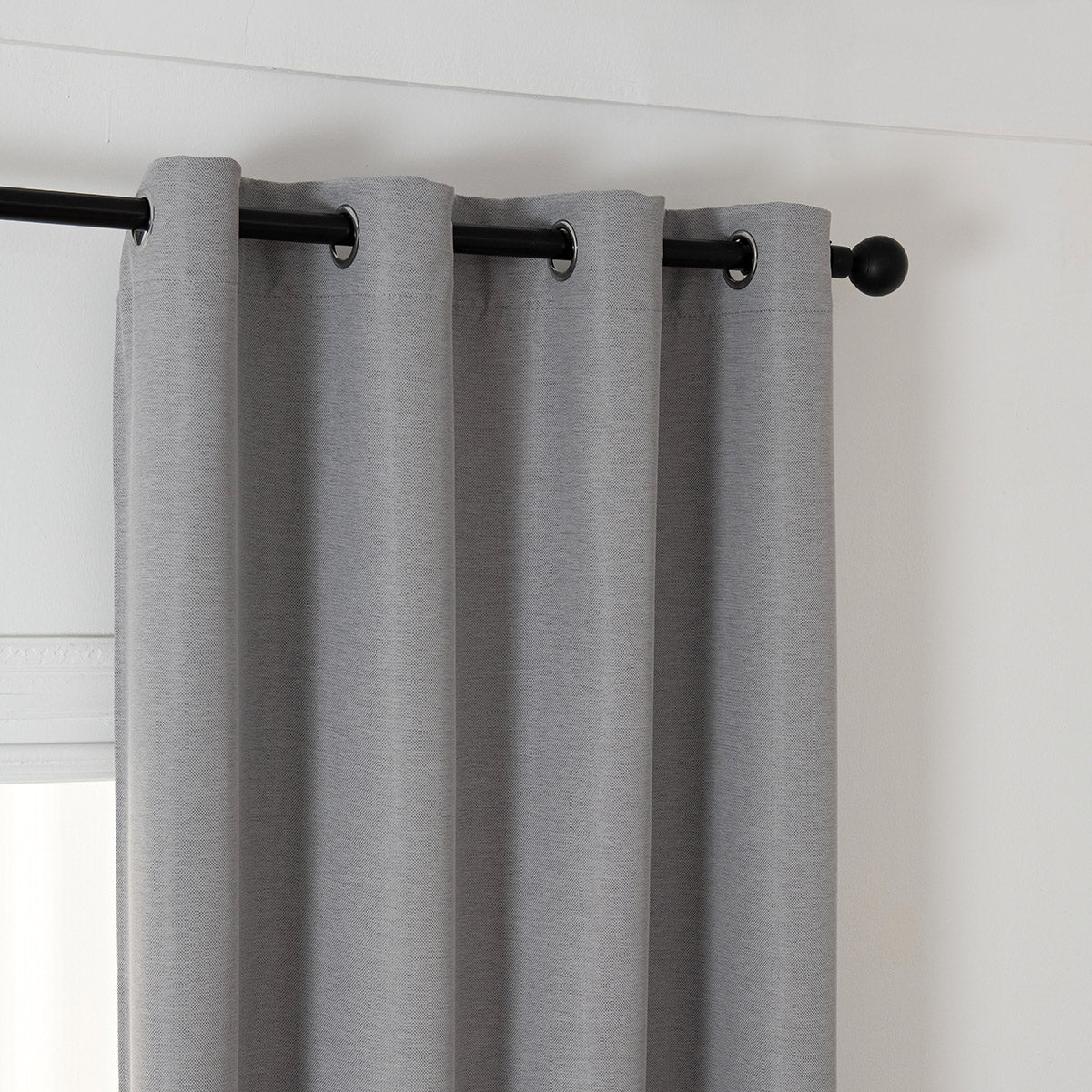 Ύφασμα Κουρτίνας με το Μέτρο Blackout Jacquard Σκίασης Glare Art 8444 Φ280 Γκρι