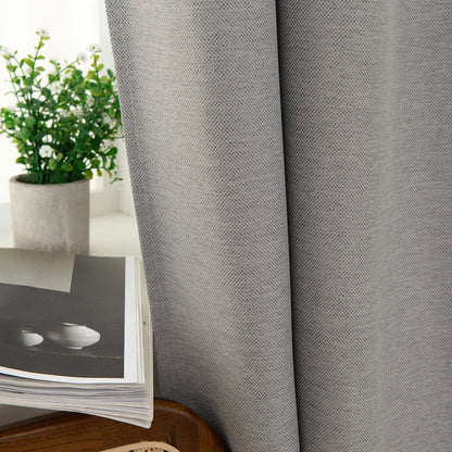 Ύφασμα Κουρτίνας με το Μέτρο Blackout Jacquard Σκίασης Glare Art 8444 Φ280 Γκρι