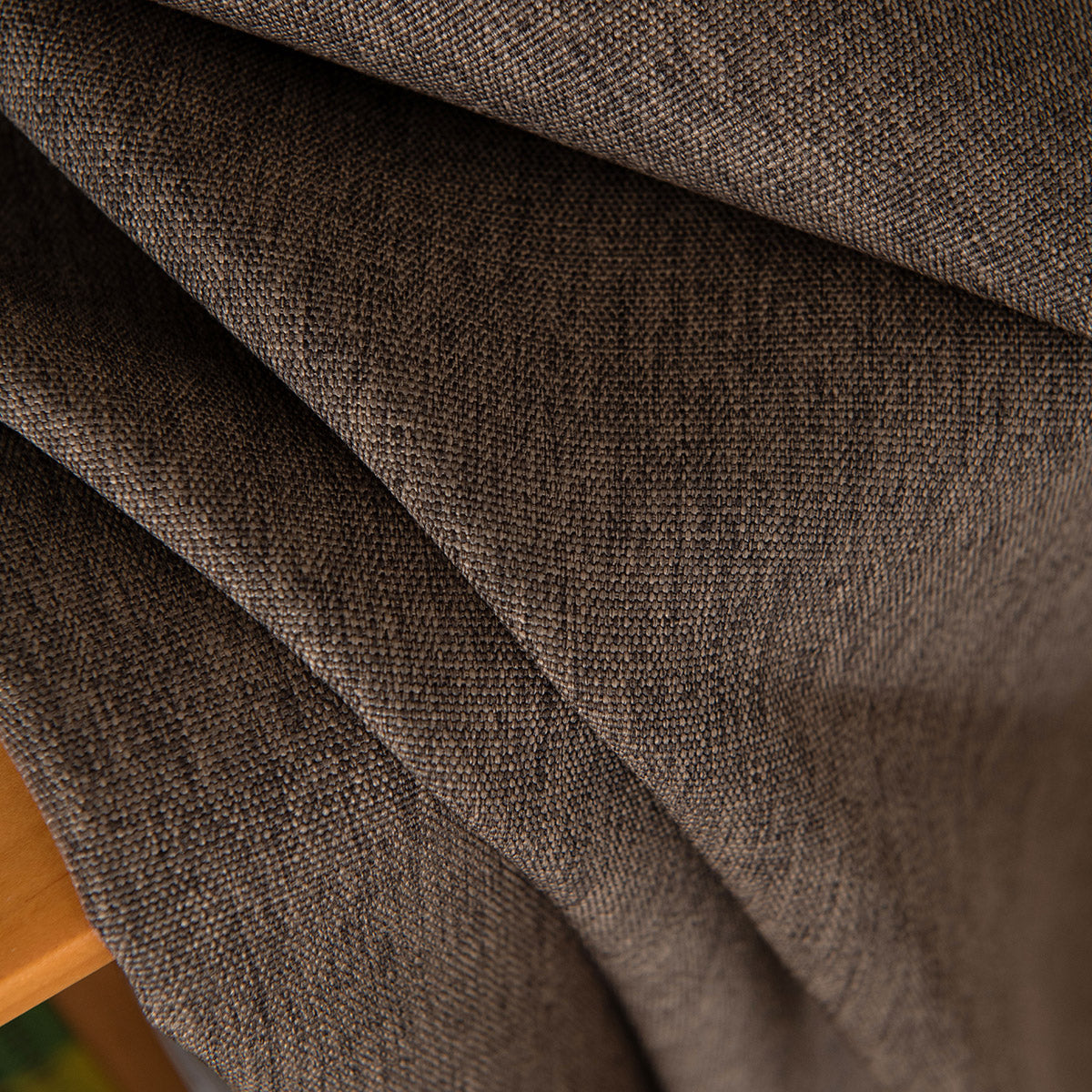 Κουρτίνα Μεσαίας Σκίασης με 8 Μεταλλικούς Κρίκους Illusion Art 8445 140x270εκ Καφέ