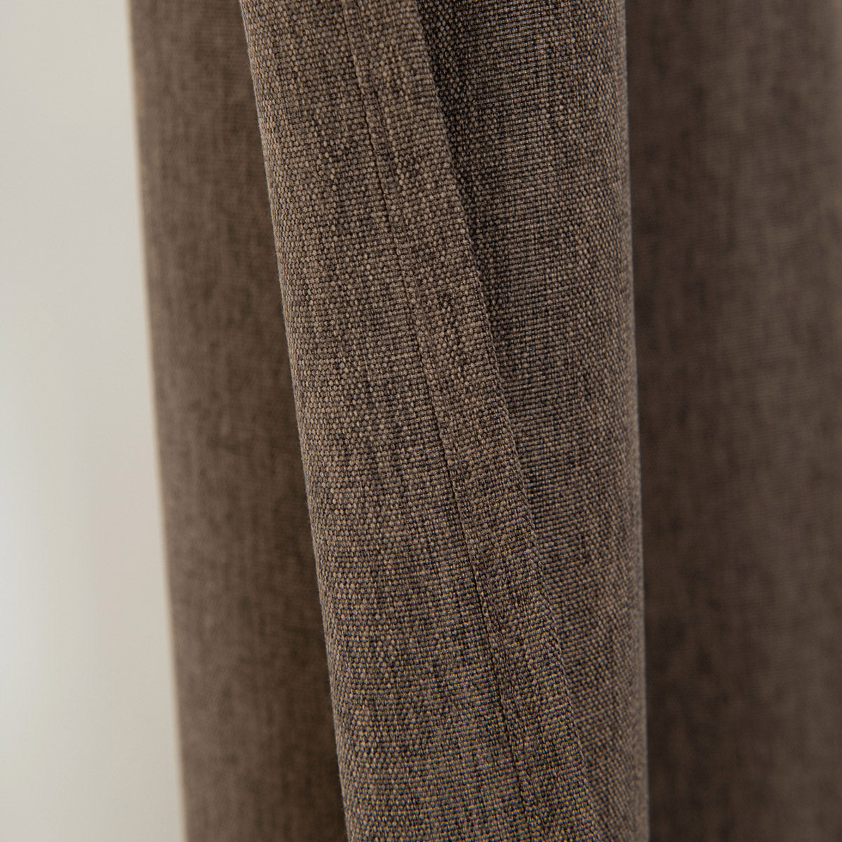 Κουρτίνα Μεσαίας Σκίασης με 8 Μεταλλικούς Κρίκους Illusion Art 8445 140x270εκ Καφέ