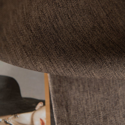 Κουρτίνα Μεσαίας Σκίασης με 8 Μεταλλικούς Κρίκους Illusion Art 8445 140x270εκ Καφέ