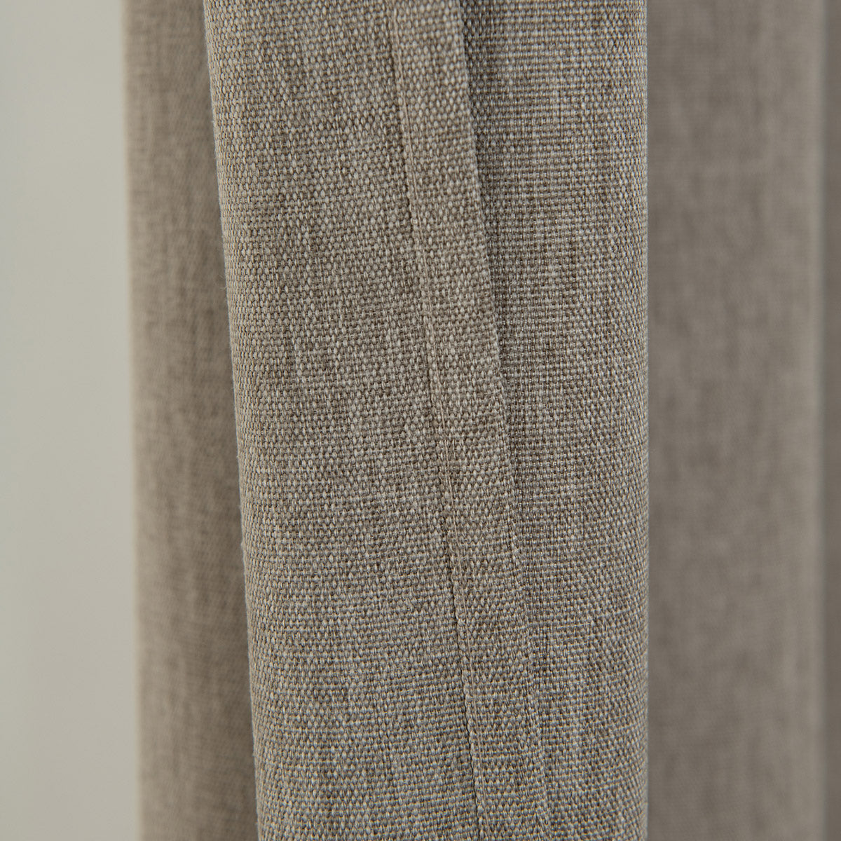 Κουρτίνα Μεσαίας Σκίασης με 8 Μεταλλικούς Κρίκους Illusion Art 8445 140x270εκ Χακί