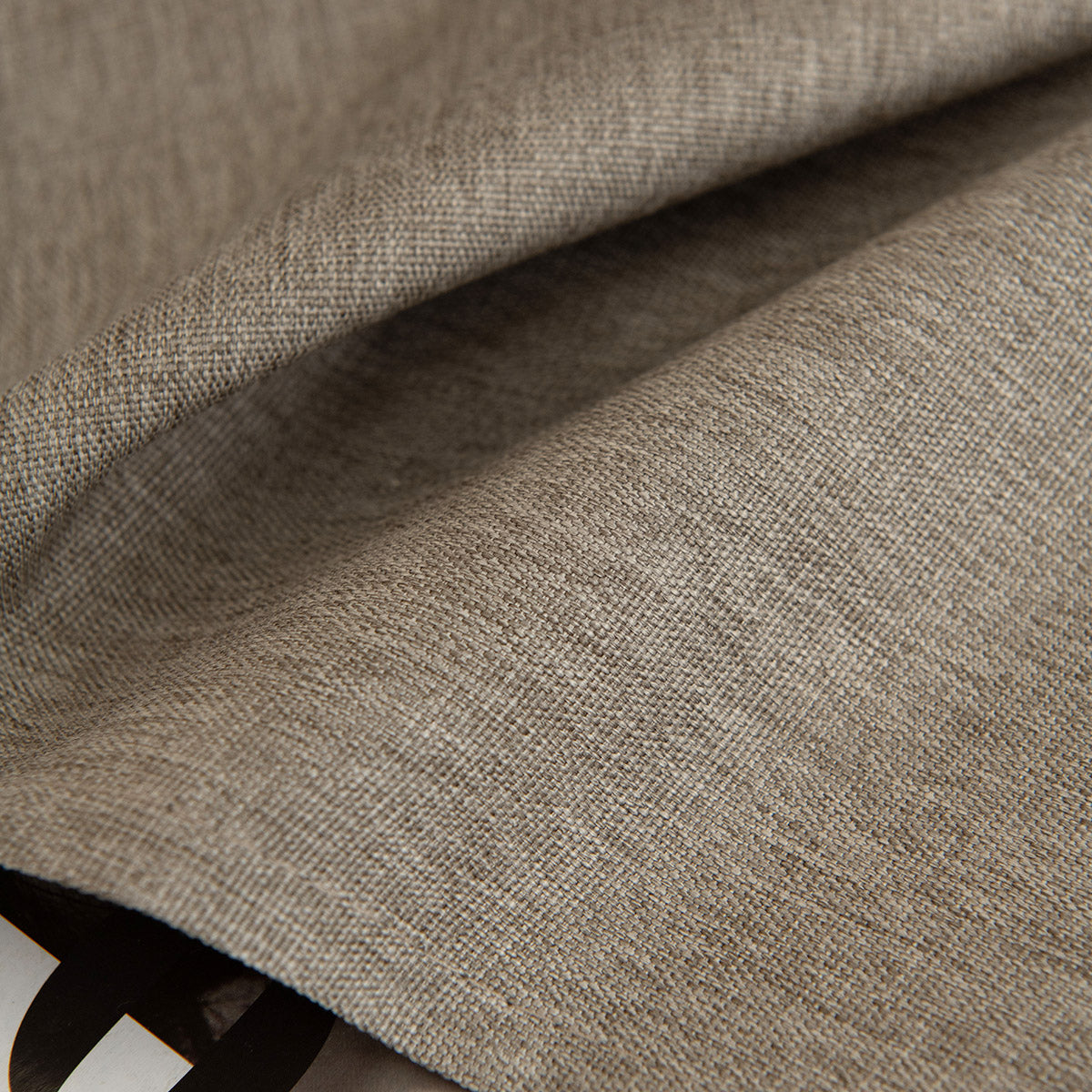 Κουρτίνα Μεσαίας Σκίασης με 8 Μεταλλικούς Κρίκους Illusion Art 8445 140x270εκ Χακί