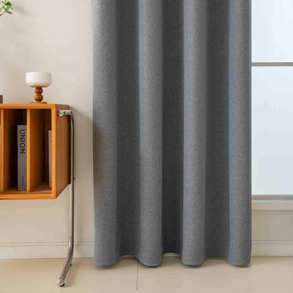 Κουρτίνα Full Blackout Σκίασης με 8 Κρίκους Total Art 8446 140x270εκ Ανθρακίτης