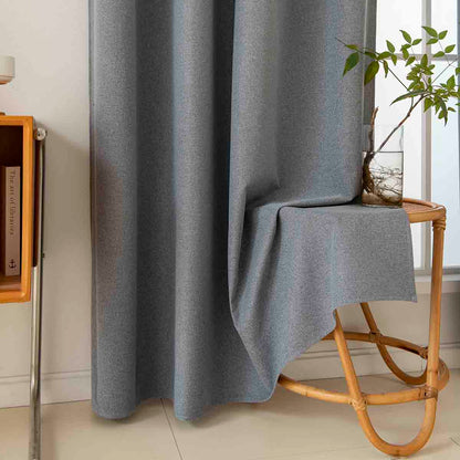 Ύφασμα Κουρτίνας με το Μέτρο Full Blackout Σκίασης Total Art 8446 Φ280 Ανθρακίτης