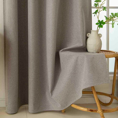 Κουρτίνα Full Blackout Σκίασης με 8 Κρίκους Total Art 8446 140x270εκ Αμέθυστος