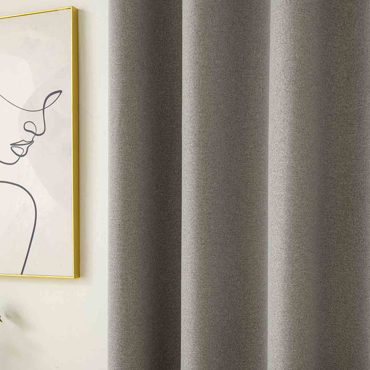 Κουρτίνα Full Blackout Σκίασης με 8 Κρίκους Total Art 8446 140x270εκ Αμέθυστος